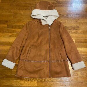 Sherpa lined Jacket with hood